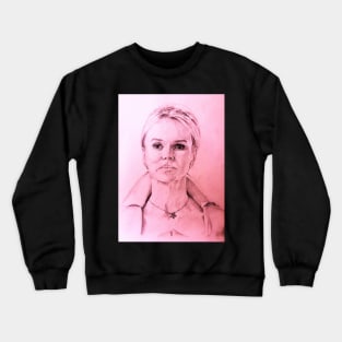 Pippa Pentangle in Pink Crewneck Sweatshirt